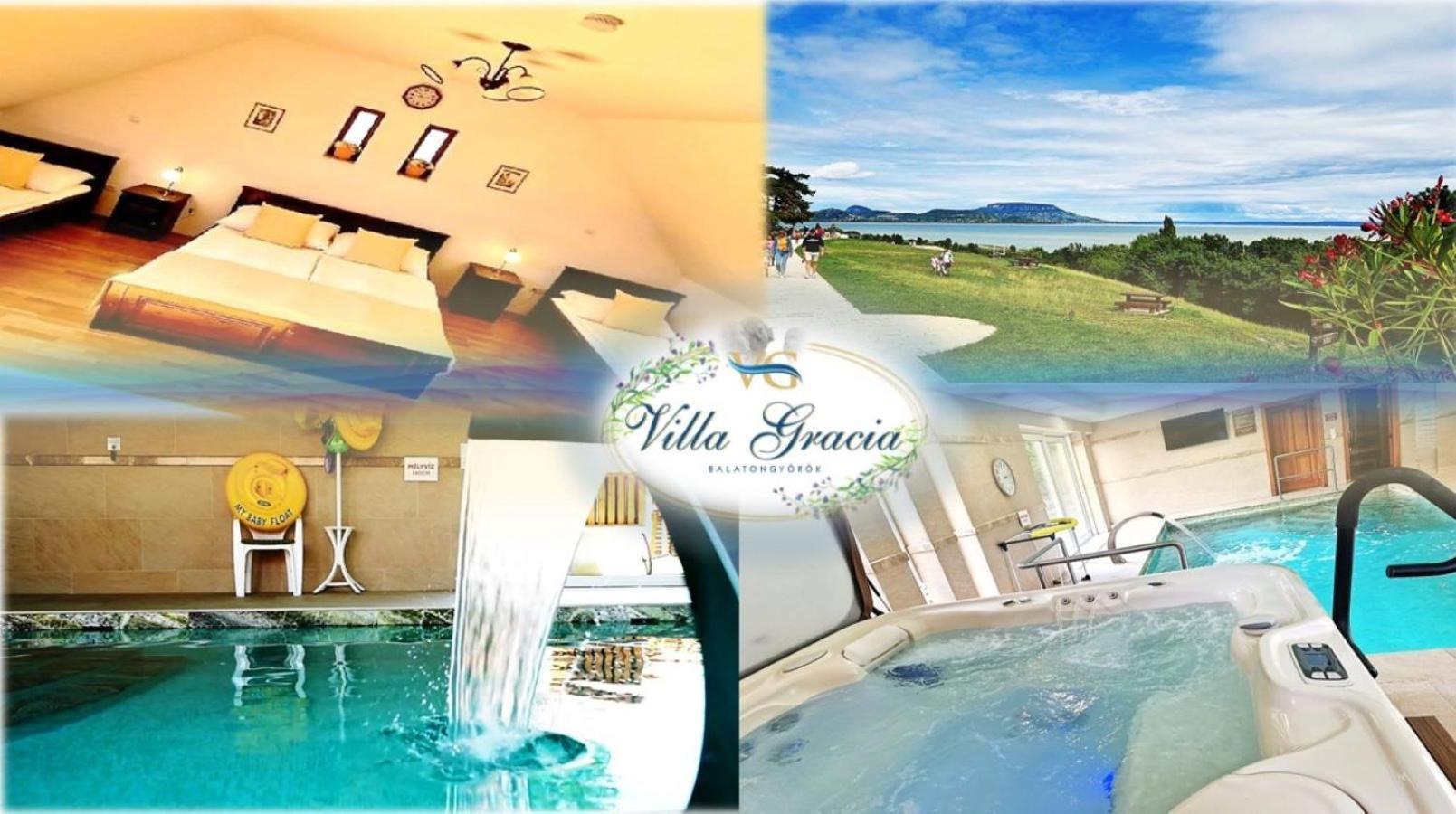 Villa Gracia Balatongyörök Eksteriør billede